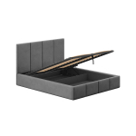 Designer Polsterbett Graphit für Erwachsene